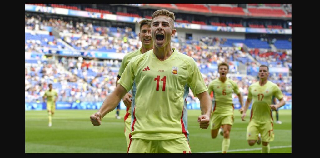 Spain's Golden Triumph: Fermin Lopez Shines as La Roja Edge France 5-3 in Thrilling Olympic Final